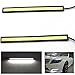 RioRand RR-2P-6W-6K-S LED Daytime Running Light (2-Piece Waterproof Aluminum High Power 6W 6000K Xenon Slim COB, White)