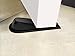 Door Stops That Work Great on All Surfaces from SuperiorMaker 4 Pack of Black Stylish Rubber Flexible Door Stoppers - Door Stops Rubber Best for Non-Scratching - Modern Door Stops Wedges Design