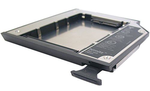 Nimitz 2nd HDD SSD Hard Drive Caddy Adapter for Dell E6400 E6500 E6410 E6510 M2400 M4400 M4500 Modular Bay - Thumbnail 2