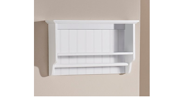 Xpress Delivery Toallero Blanco de Madera montado en la Pared ...