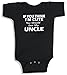 Lil Shirts I'm Cute/See My Uncle Baby Bodysuit