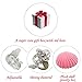 Sgift Mermaid Ring Mood Ring for Girls with Shell Gift Box,Mermaid Mood Jewelry Mermaid Gifts for Little Girls, Mermaid Mood Ring Adjustable for Kids,Mermaid Christmas Birthday Gifts for Girls