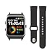 FITVII P1C Smart Watch Band Strap, Adujustable Replacement Classic Wristband for Kids Women Men (Black)
