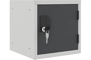 Heavy Duty Fully Welded 12" Cube Locker Dark Grey Door – Durable, Secure, and Modular
