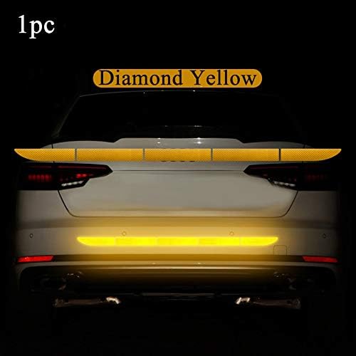 Tpxr カー反射テープステッカーエクステリア警告ストリップテープトレースレス保護車のステッカーの