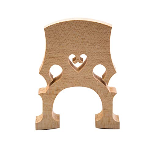 Baynne 1PC Exquisite Wood Cello Bridge 4/4 Full Size French Style for Cello Strings Musical Parts/Accessory - Thumbnail 3