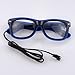 Fronnor Glow Eye Glasses with Voice Control Light Up El Wire Glowing Party Rave Glasses for Halloween,Party Favor (Blue)