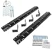 ECOTRIC Fifth 5th Wheel Trailer Hitch Mount Rails and Installation Kits for Full-Size Trucks
