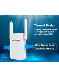 GALAWAY WiFi Range Extender, Internet Signal Booster Wireless Repeater 2.4GHz 5GHz Dual Band Up to 1200 Mbps 360 Degree Full Coverage