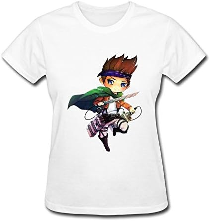 Chibi Taddl Shingeki No Kyojin Attack On Titan By Foxiix3 D7wuvt6 Women's 100% Cotton T Shirts XX-Large
