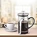 French Coffee Press & Tea Maker 8 cup - Heat Resistant Borosilicate Glass Carafe - with Triple Filters - 34 Oz