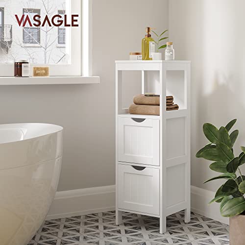 VASAGLE Bathroom Floor Bathroom Storage Organizer Rack Stand