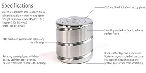 image for Fidget Screw Spinner, DMaos New Cube Hypnotic Cylinder Metal Stainless