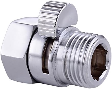 G1/2" Full Brass Shower Head Flow Contol and Shut OFF Valve for Shower Head, Hand Shower - Fengbao