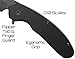 Off-Grid Blackout Compact 7777891271 Folding Tini Coated Cleaver Knife, Black