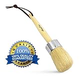 Chalk Paint Wax Brush 2 in 1 | Round Brush for