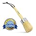 Chalk Paint Wax Brush 2 in 1 | Round Brush for Furniture Cabinets Dressers Home Decor | Wax brush chalk paint Annie Sloan Quality at a better price | Soft Clear Wax Brush pure bristles