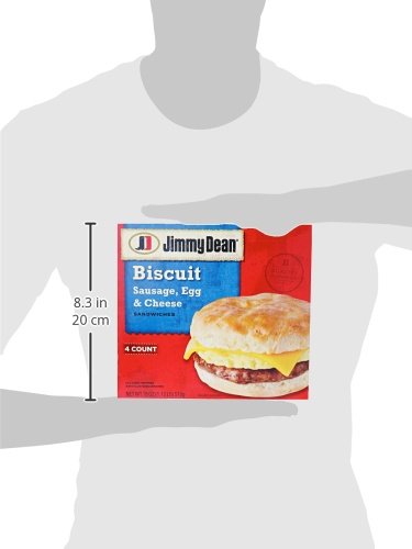 Jimmy Dean, Sausage Egg & Cheese Biscuit Sandwiches, 4 ct (frozen) - Thumbnail 7