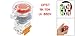 Self Locking Contact Clear Cover Protection Red Push Button Switch NO/NC