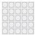 25 Pack - NTAG215 - GoToTags White NFC Sticker - 30mm - works with TagMo