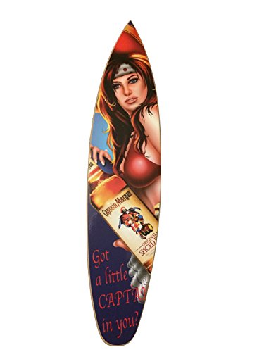 Captain Morgan Girl Surfboard