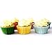 Xlloest Mini Cupcake Liners Muffin Wrappers Rainbow Bright Baking Cups Paper, 400 Pack