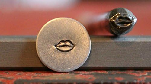 SUPPLY GUY 5mm Single Metal Punch Design Stamp: Miscellaneous, Made in USA (not a set) (MINI LIPS/KISS U-14)