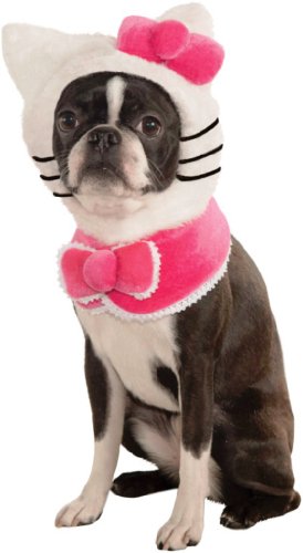 Rubies Costume Printed Doggy Cuff Pet Costume, Hello Kitty Cuff Set