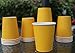Hot Party Paper Cups, 8 Ounce, 50 Count, Multiple Colors (Yellow)