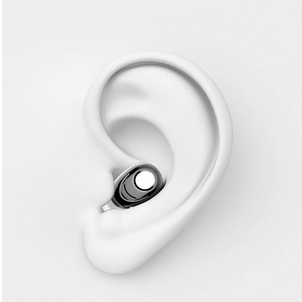 kirken Wireless Bluetooth Mini Headsets HiFi Waterproof Handsfree in-Ear Earphones Headphones