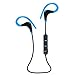Sunbona Waterproof In-Ear Headset Bluetooth v4.1 Universal Wireless Sports Jogging Ear Hook Stereo Earphone for iPhone iPad iPod Samsung Galaxy and More (Black) (Blue)