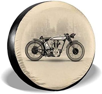 VTIUA Motorcycles Polyester Universal Sunscreen Wheel Covers Tyre Cover Tires Protector Covers Weatherproof for Jeep,Trailer,RV,SUV,Truck and Many Vehicles 14" 15" 16" 17"