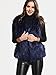 Anna&Chris Womens Soft Sleeveless Faux Fur Vest Gradient Waistcoat Jacket