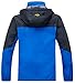 Wantdo Men's Hooded Breathable Outdoor Hiking Windbreaker Waterproof Rain Jacket