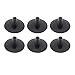 Yosooo 6pcs Bottle Top Stems Holder Base Stand for Bottle Cutting Recycling Accessary Craft Making (Black)