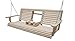 5 Feet Ft FLIP Cup Holder Console Cypress Lumber ROLL Back Porch Swing Made from Rot-Resistant Cypress Eternal Wood Made in The USA - Green Furniture - GO Green
