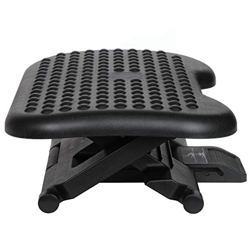 Under Desk Foot Rest & Adjustable Footrest Ergonomic Footrest for Desk Soothes Your Tired