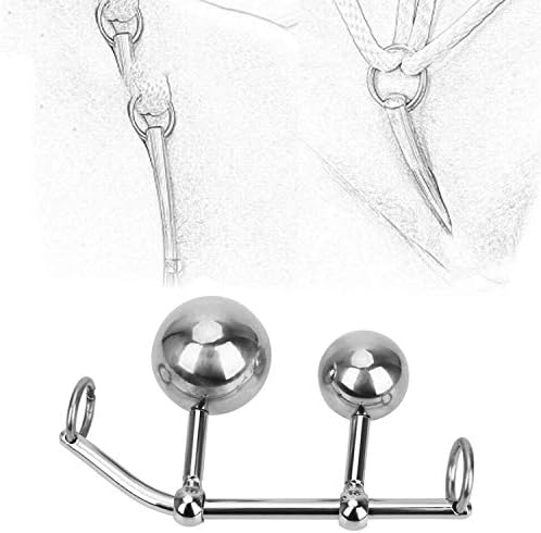 Balalei U Want But-t Play Plu-g anale Vagena Double Ball Belts Rope Hook Masager But-t Stainless Steel Locking to-ys Women