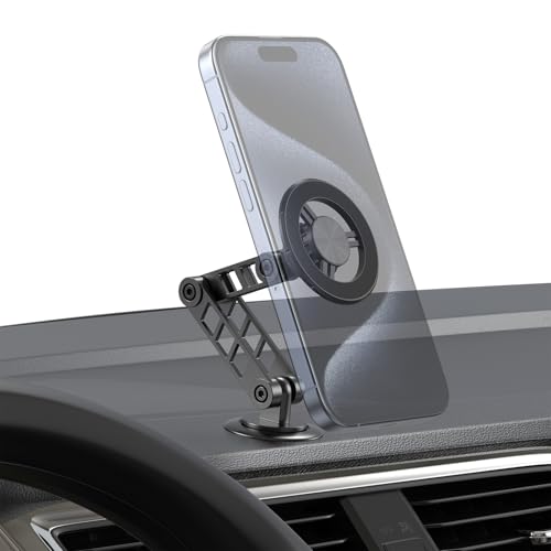 Mutigy Magnetic Phone Holder for Car, Fits for Magsafe Car Mount 1080° Rotation…