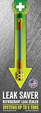 Leak Saver: Direct Inject - Refrigerant Leak Sealer - For Systems Up to 5 Tons - Compatible With Most Air Conditioner and Refrigeration Systems - Proudly Made in the USA