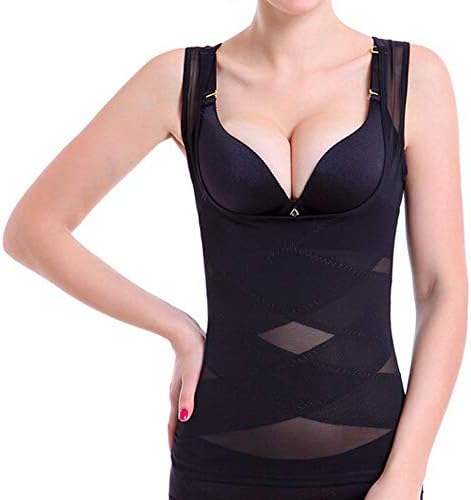 Mnyycxen Women's Seamless Body Shaper Waist Cincher Tummy Control Bodysuit Slimmer Shapewear