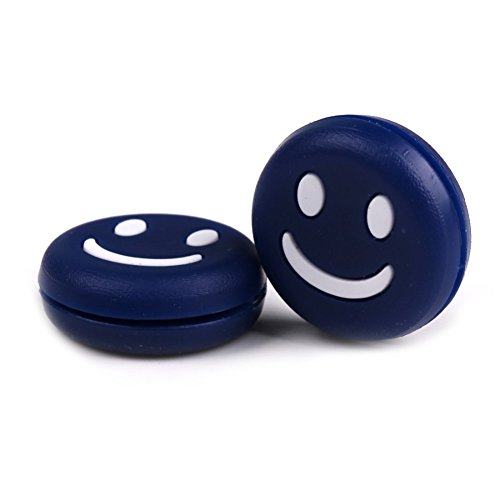 Potato001 3Pcs Cute Smile Face Design Tennis Racquet Shock Absorber Vibration Dampener (Mixed Color) - Thumbnail 3