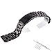 VIMVIP 22mm Stainless Steel Watch Band For Samsung Galaxy Gear 2 R380, Gear 2 Neo R381, Gear 2 Live R382, LG G Watch W100, W110+ 3 Stainless Steel Pins Tool (Black)