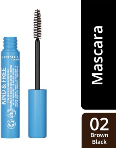 Rimmel Kind & Free Máscara de Pestañas, Tono Marrón, 7 ml