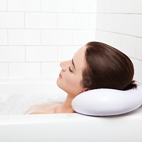 Bath Pillow - Luxury Spa Bath Pillow with Heavy Duty Suction Cups. Includes Free Ebook. Supreme Bath Pillow -... image