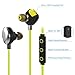 Morul U5PLUS Bluetooth Headphones Magnetic Wireless Earbuds Waterproof Headphones, Sweatproof In-Ear Noise Cancelling sport Headset for Running Workout Gym- Sports Earphones with Mic -Yellow