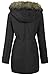 Beyove Womens Winter Coats Jacket Removable Hood Warm Faux Fur Lined Thicken Parka with Pockets Windproof Outerwear