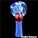 Paradise Treasures Light Up LED Orbiter Spinning Wand Hand Held Multi-Colored Wand