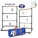 Rally and Roar Premium Ladder Ball Toss Game for Adults, Family - Outdoor Ladders Set with Canvas Bag, Resin Bolos, and Thick PVC Piping - Backyard Games, Activities