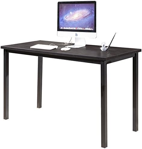 CMO 55" Large Size Modern Computer Desk Long Office Desk Writing Desk, Workstation Table for Home Office, Black